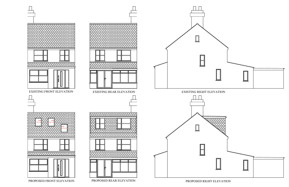 Loft Conversion - Cambridge - architectural drawing by TM Designs Ltd