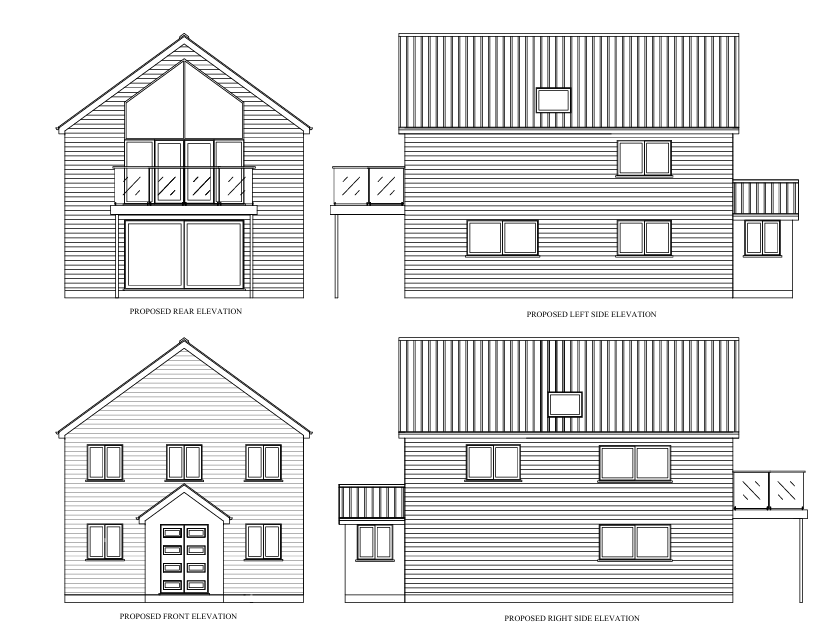 New Build - Wallhall, Suffolk - architectural drawing by TM Designs Ltd