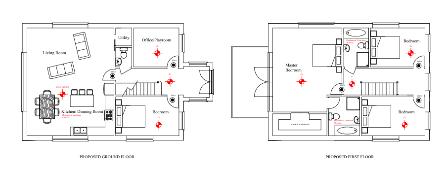 New Build Floor Plan - Orford, Suffolk - architectural drawing by TM Designs Ltd